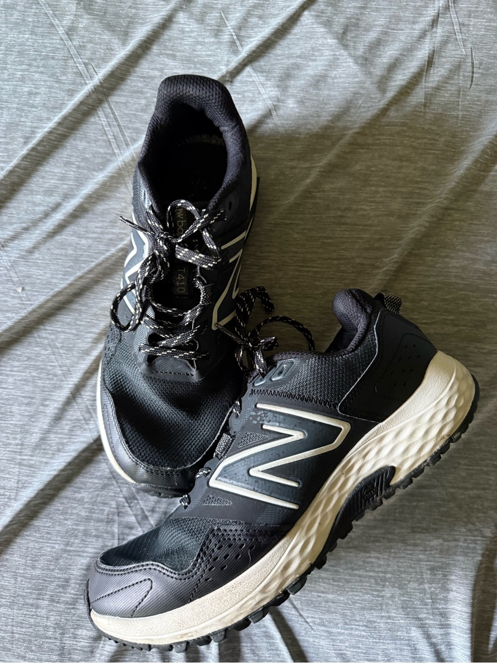 New Balance Black and White Athletic Sneakers